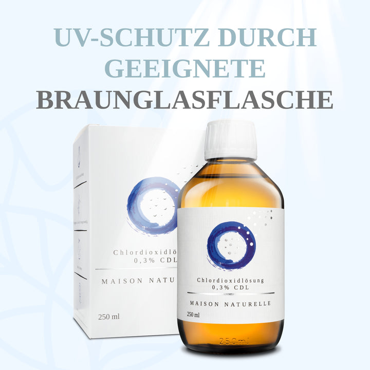 CHLORDIOXID FERTIGLÖSUNG 0,3% (CDL/CDS) + METHYLENBLAU im Set