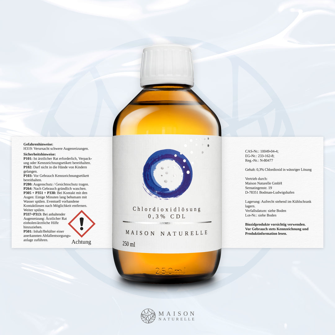 CHLORDIOXID FERTIGLÖSUNG 0,3% (CDL/CDS) + METHYLENBLAU im Set