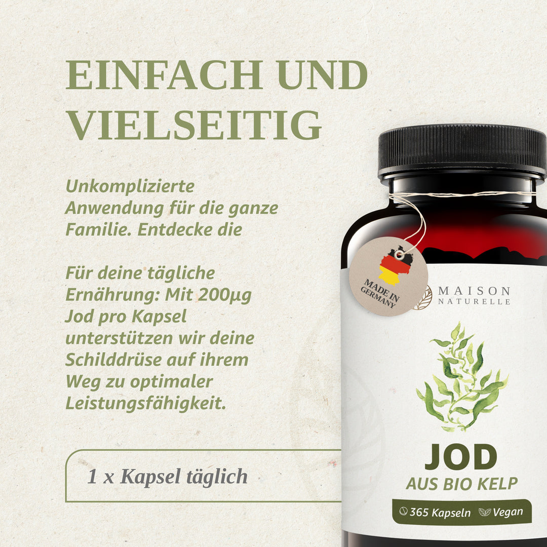Jod 200 μg aus Bio Kelp