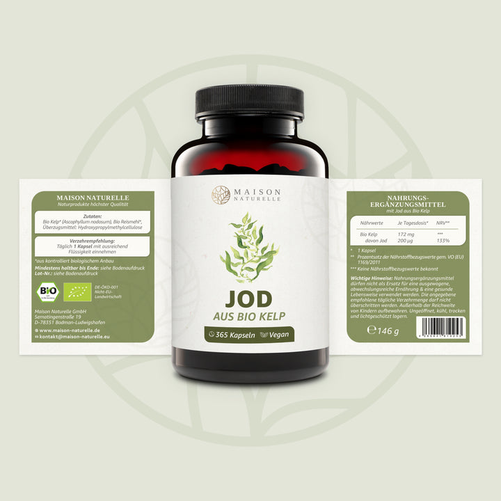 Jod 200 μg aus Bio Kelp