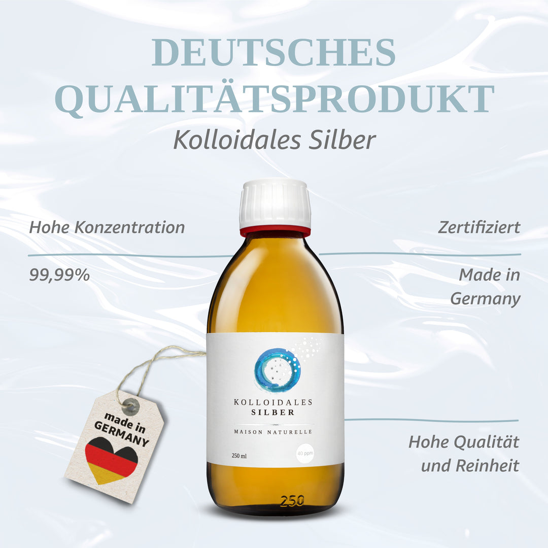 Kolloidales Silber (Silberwasser) Eigene Herstellung -500ml Kolloidales Silber (Silberwasser) Eigene Herstellung -500ml